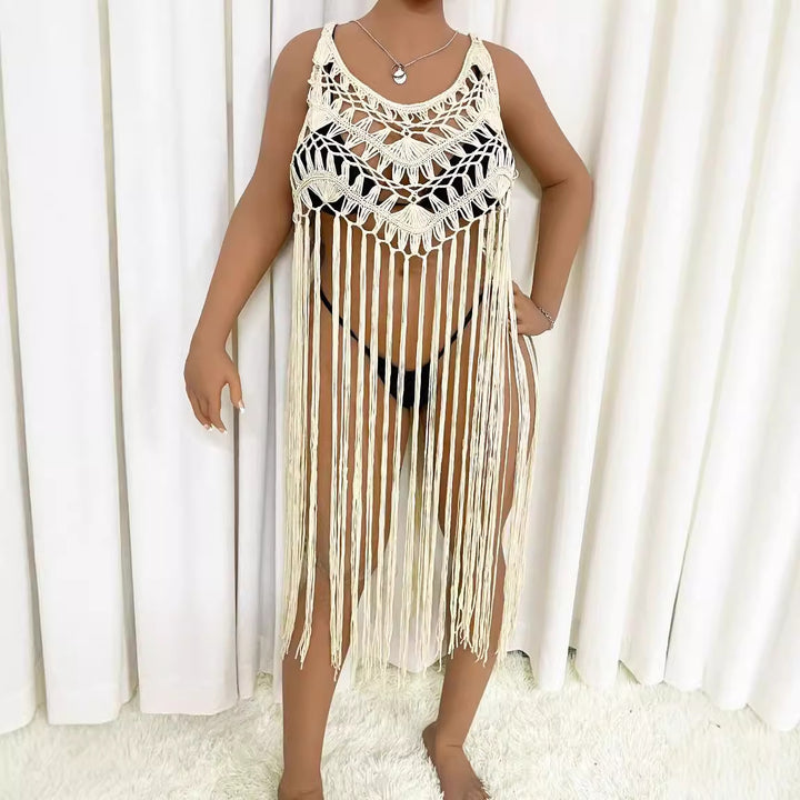 Women's Fringe Beach Poncho Mune Fashion