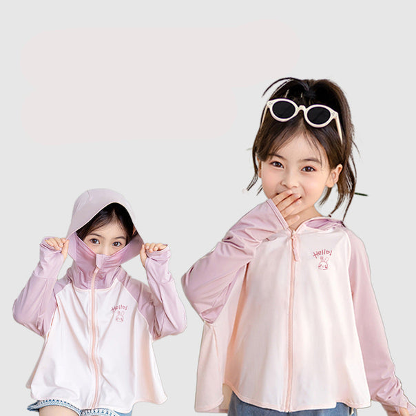 Children's UV protection jacket with hood and breathable properties Mune Fashion