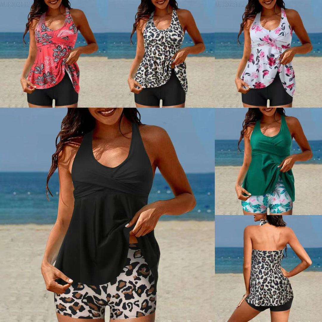 Ladies Tankini Set with High Waist and Sporty Flair Mune Fashion