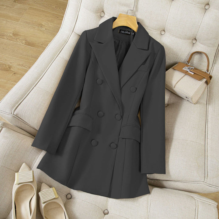 Women's Stylish Double-Breasted Blazer Mune Fashion