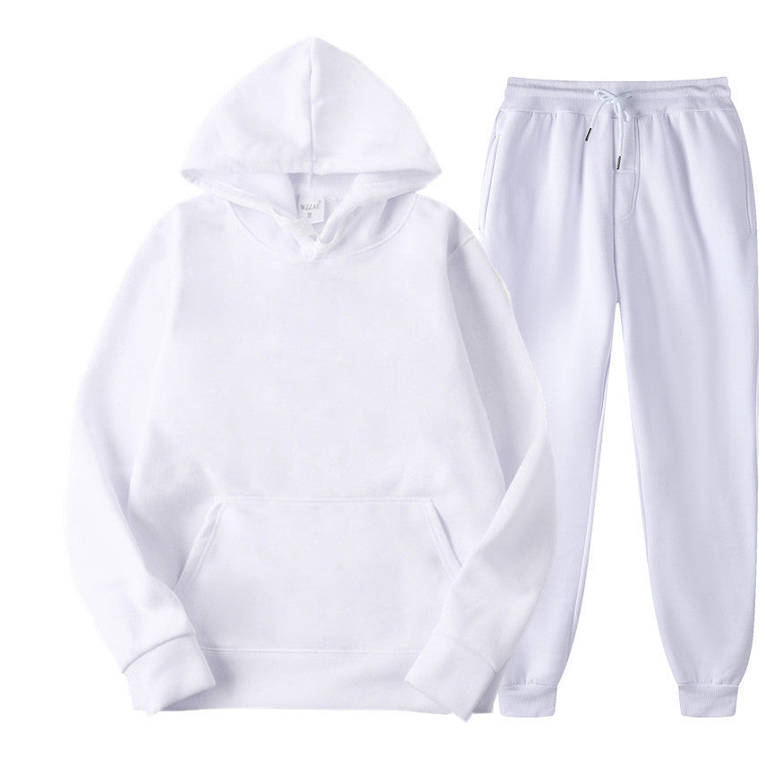 Unisex nan comfortable hoodie jogging suit set with kangaroo pocket, elastic drawstring waistband and ribbed cuffs Mune Fashion