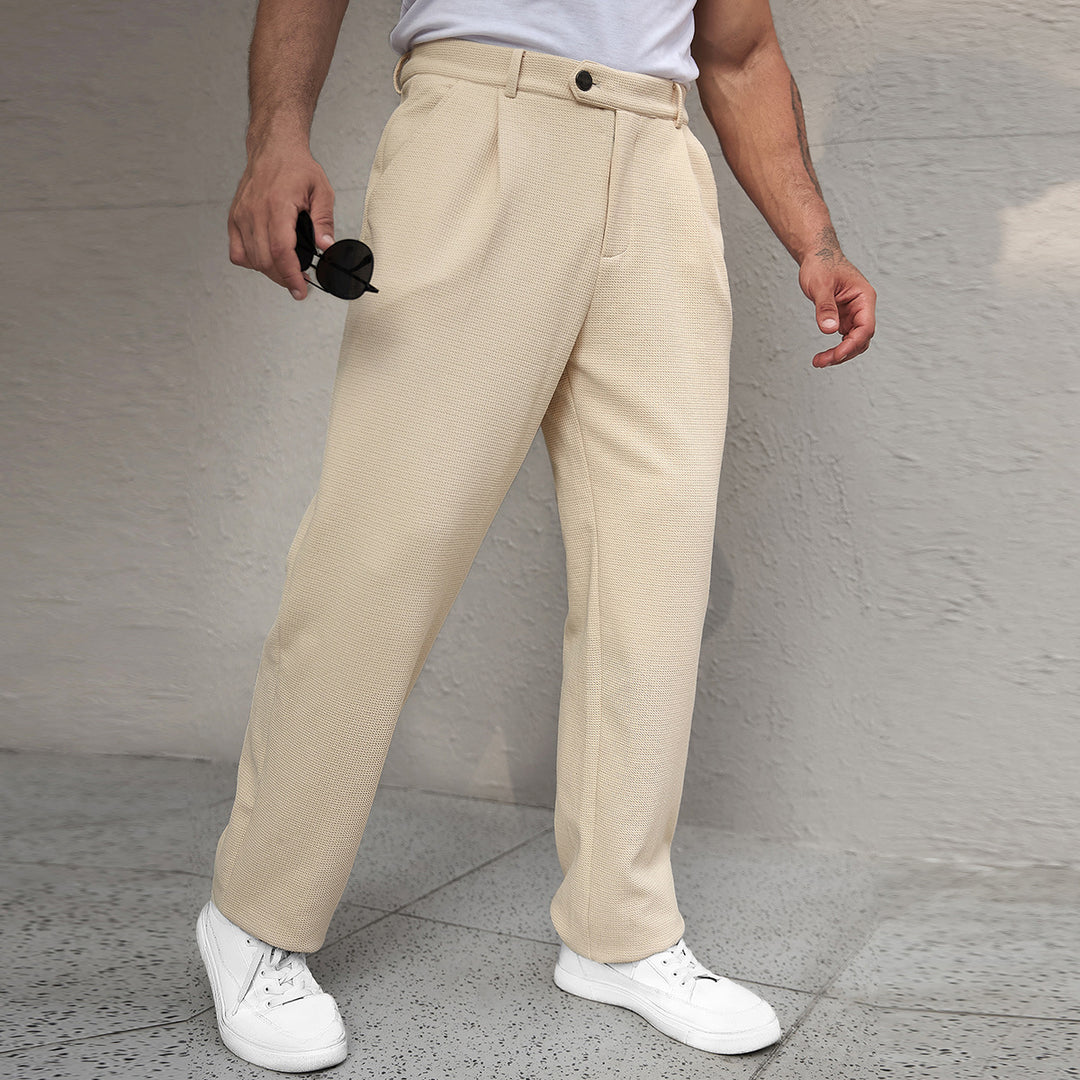 Men's Fashion Casual Pants with Wide Cut Mune Fashion