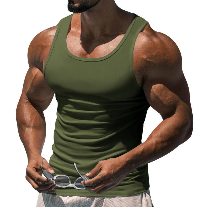 Men's Breathable Sports Tank Top with Body-Hugging Cut Mune Fashion