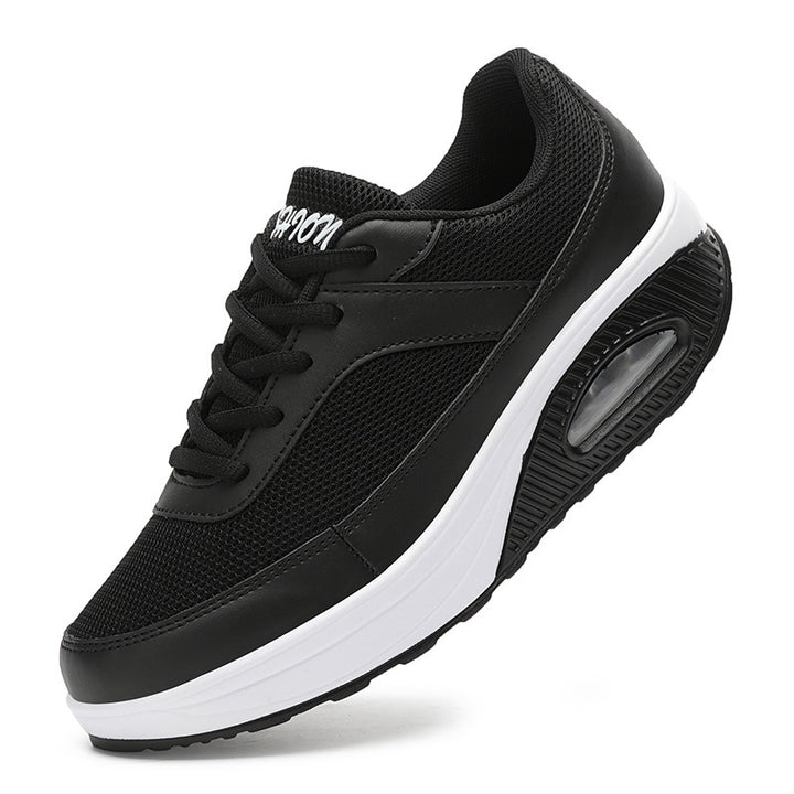 Men's ergonomic sports shoe with air chamber shock-absorbing midsole and breathable mesh fabric Mune Fashion
