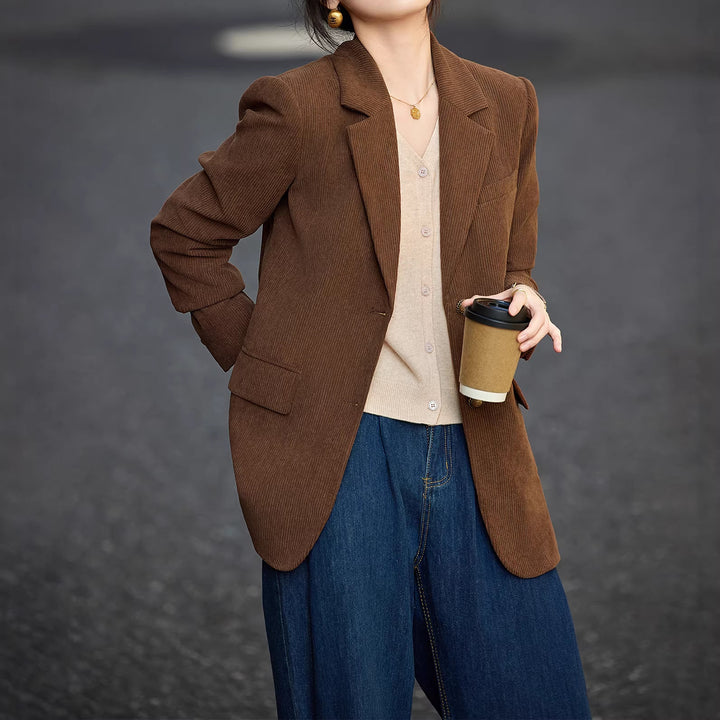 Women's stylish cord blazer Mune Fashion
