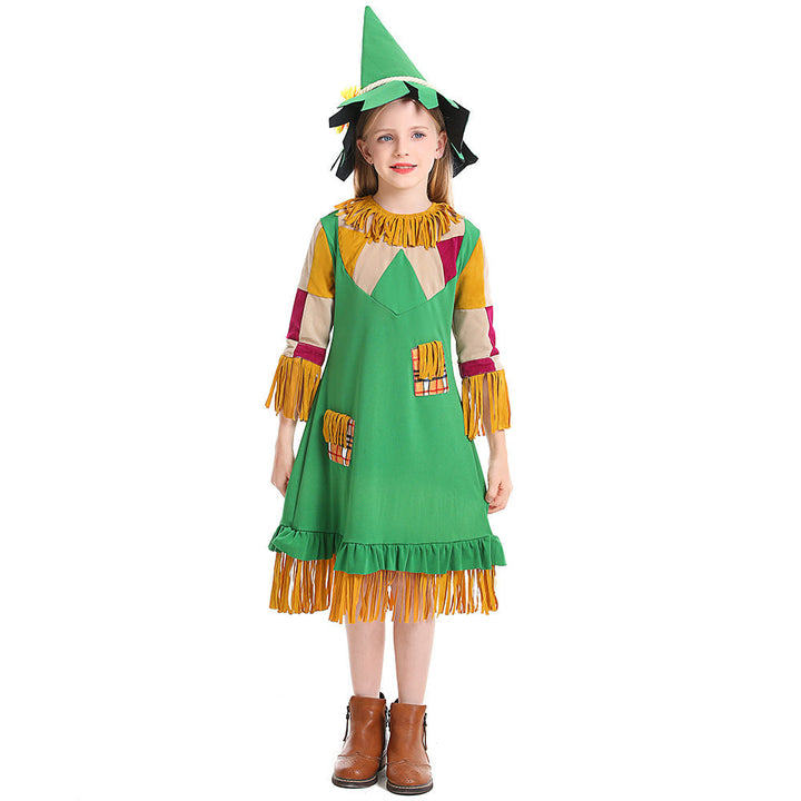 Girl Scarecrow Costume Mune Fashion