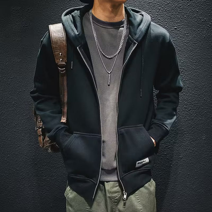 Men's Sporty Hooded Jacket Mune Fashion