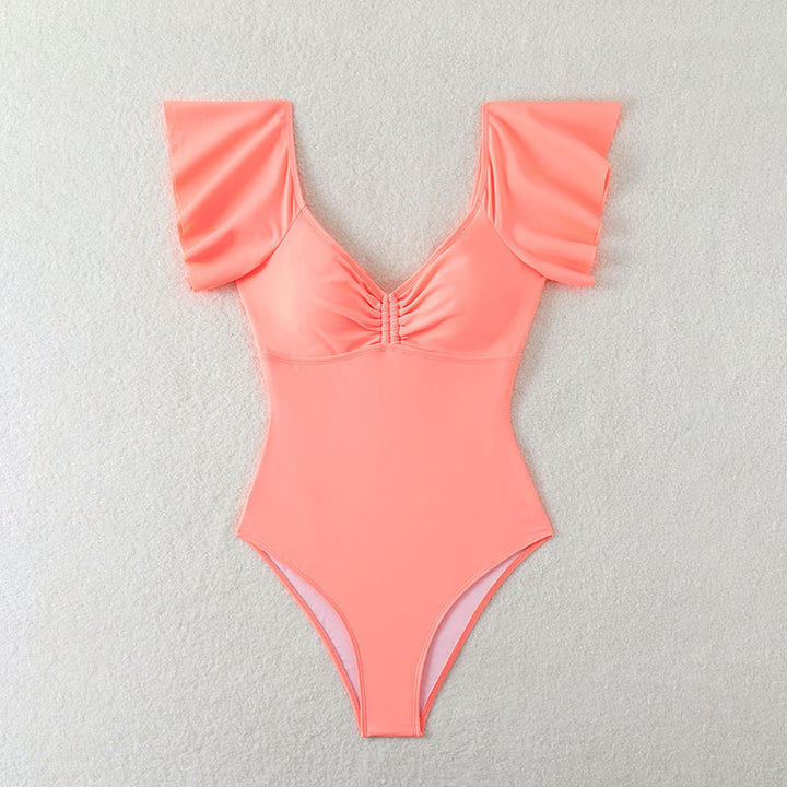 Women's one-piece swimsuit with playful ruffle details Mune Fashion