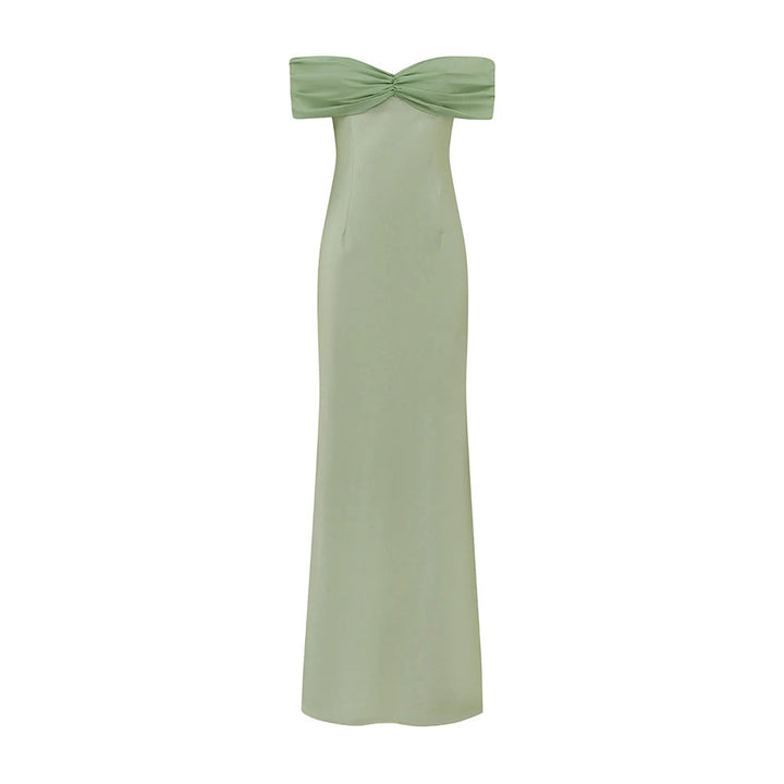 Women's elegant maxi dress with off-shoulder design Mune Fashion