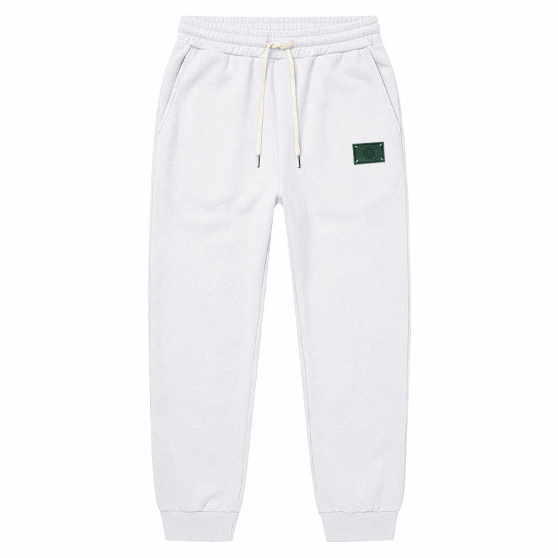 Men's Minimalist Fleece Jogging Pants with Elastic Drawstring and Narrow Cuffs Mune Fashion