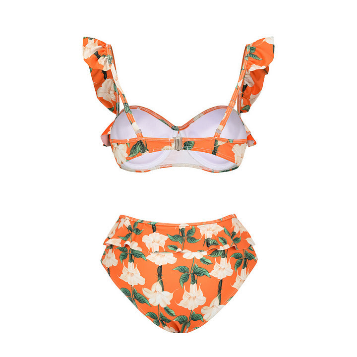 Women’s bikini set with voluminous ruffle details Mune Fashion