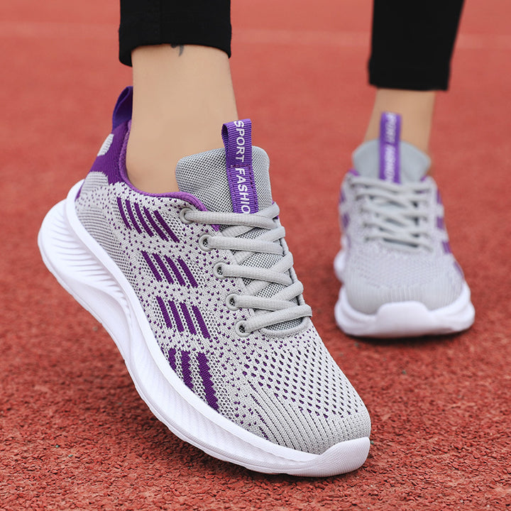 Women's nan ultra-light knit casual sneaker with ergonomic cushioning core sole and pull tab Mune Fashion