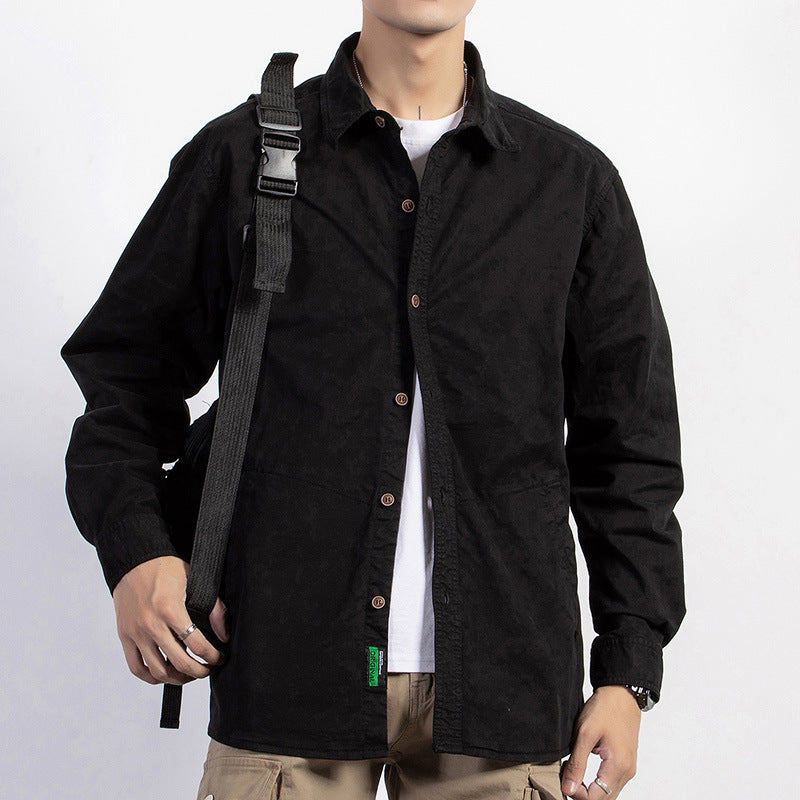 Men's Lightweight Cotton Field Shirt in Utility Design with Relaxed Fit Mune Fashion
