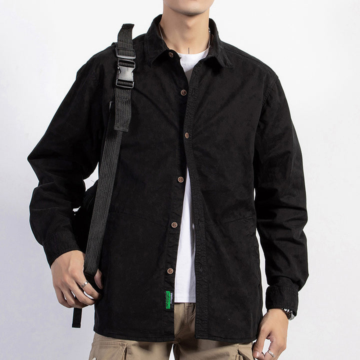 Men's Lightweight Cotton Field Shirt in Utility Design with Relaxed Fit Mune Fashion