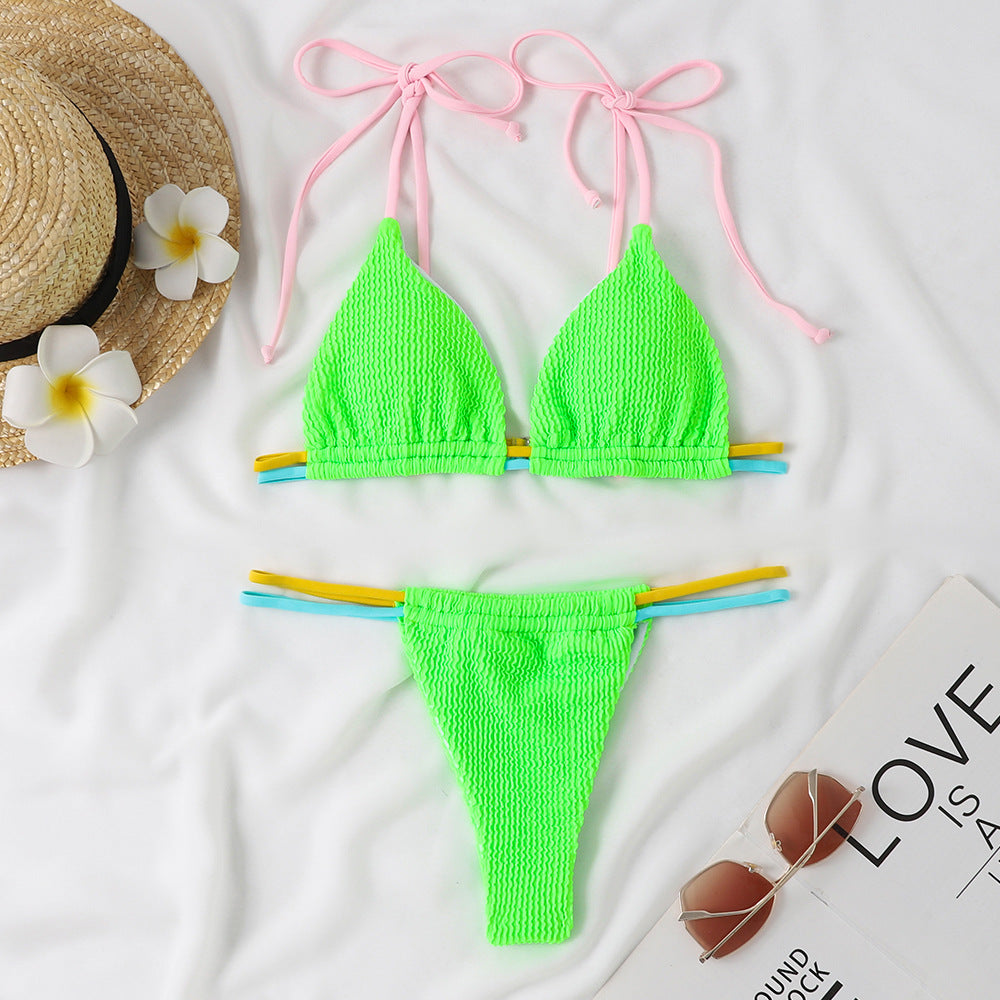 Women's bikini set with adjustable straps and combined elastic waistband Mune Fashion