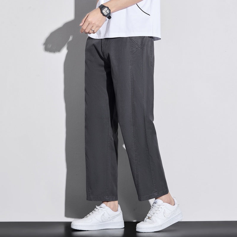 Men Wide-Cut Comfort Trousers Mune Fashion
