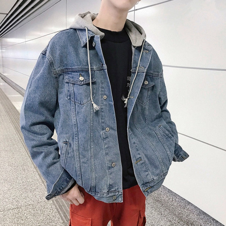 Men's Casual Cotton Jacket with Hood Mune Fashion