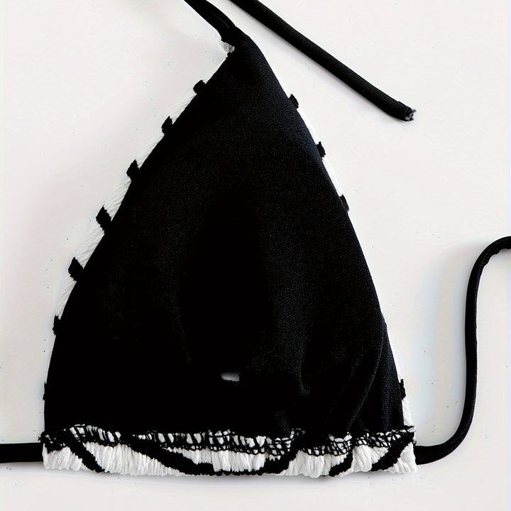 Women Stripe Bikini Set Mune Fashion