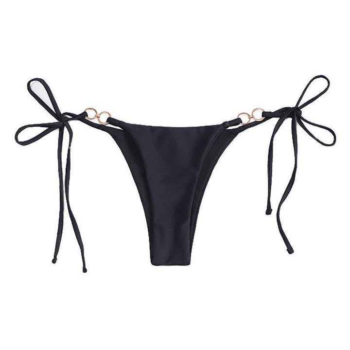Women’s bikini briefs with adjustable straps and elegant ring detail Mune Fashion