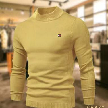 Men's Stylish Turtleneck Sweater Made Of Soft Merino Wool Mune