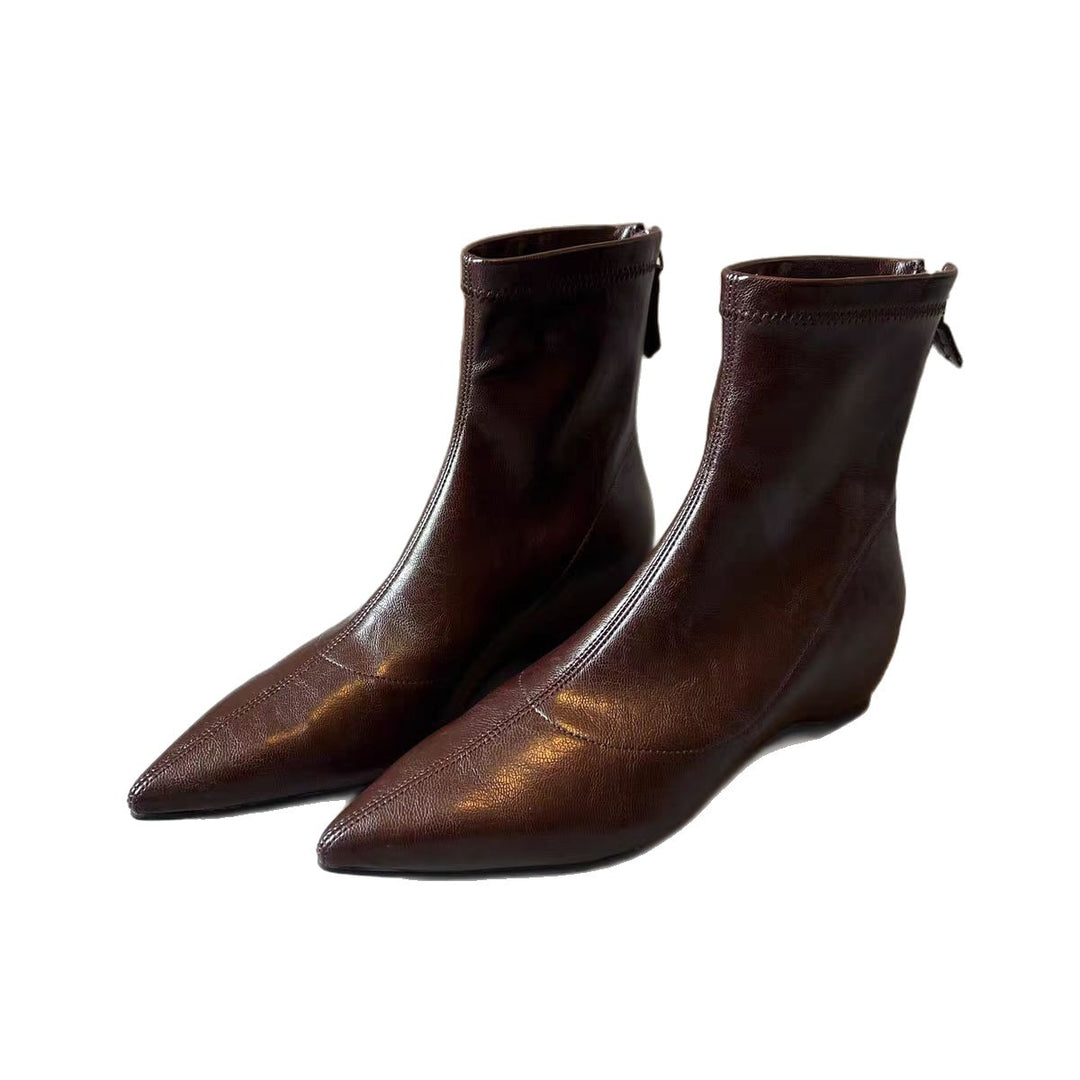 Women's Elegant Lace Ankle Boots Mune Fashion
