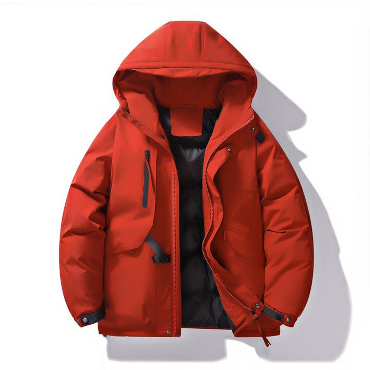 Men's Insulated Parka Jacket with Hood Mune Fashion