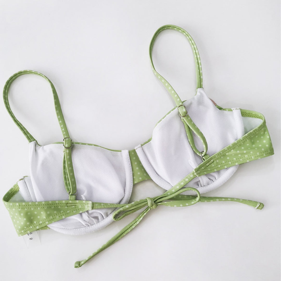 Ladies polka dot bikini with playful design Mune Fashion