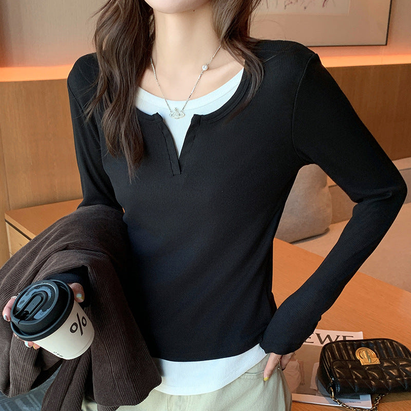 Women's elegantly cut long sleeve shirt Mune Fashion