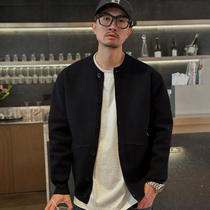 Men's Fashion Cardigan with Button Closure Mune Fashion 1787964799