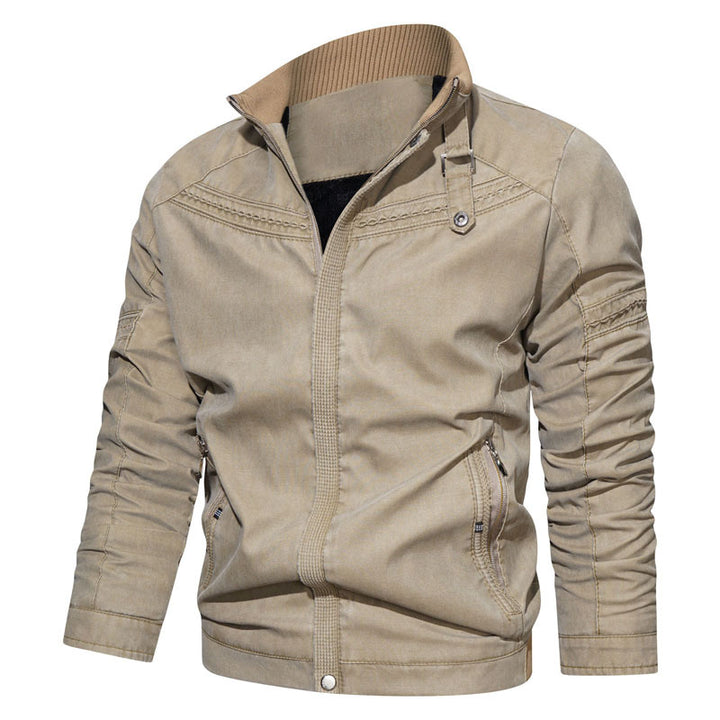 Men's stylish transitional jacket with quilted details Mune Fashion