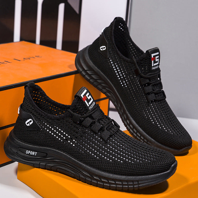 Men's Breathable Mesh Running Shoes with Flexible Design Mune Fashion