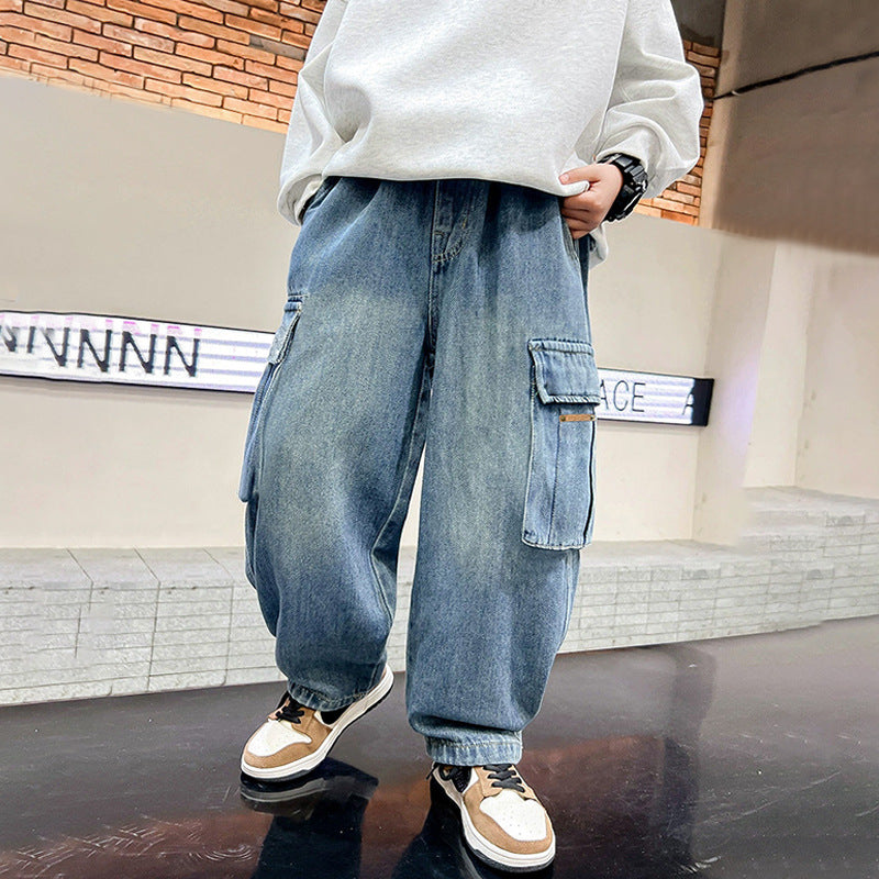 Women Cargo Jeans with casual cut Mune Fashion