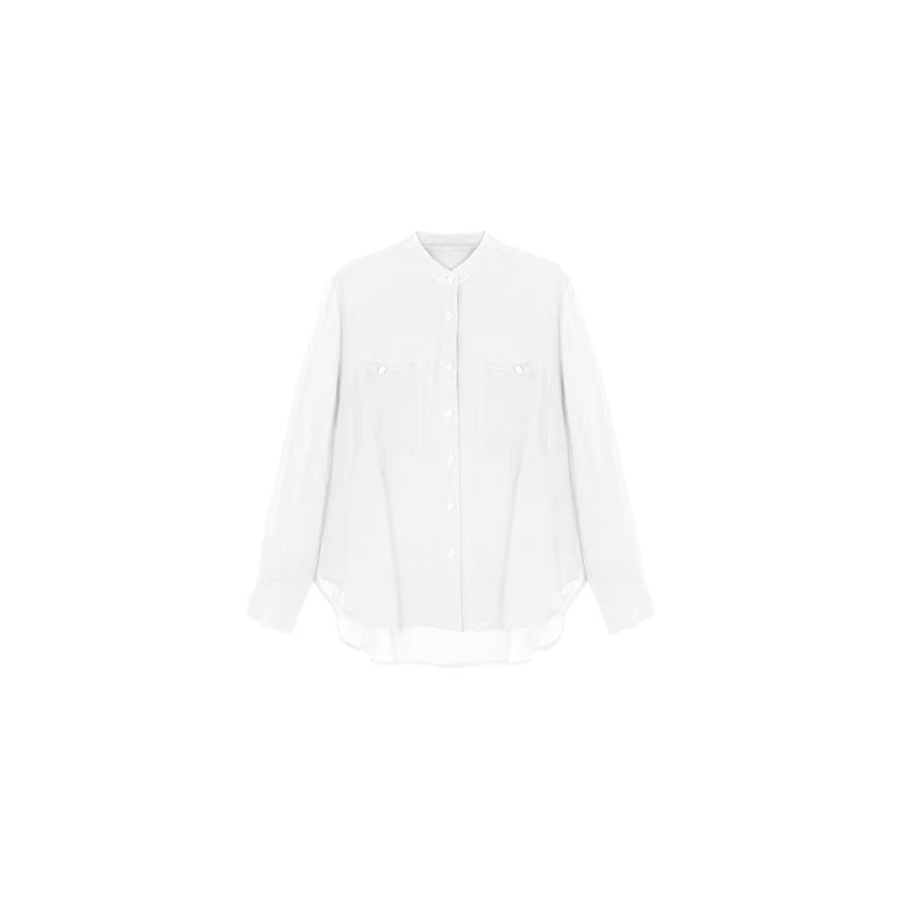 Women Airy Long Sleeve Blouse Mune Fashion