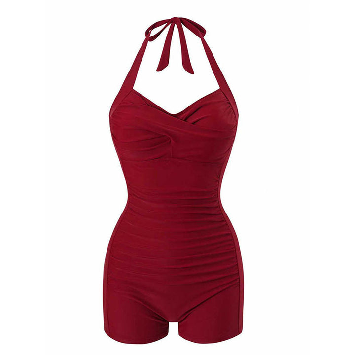 Women's one-piece swimsuit with elegant ruffle design Mune Fashion