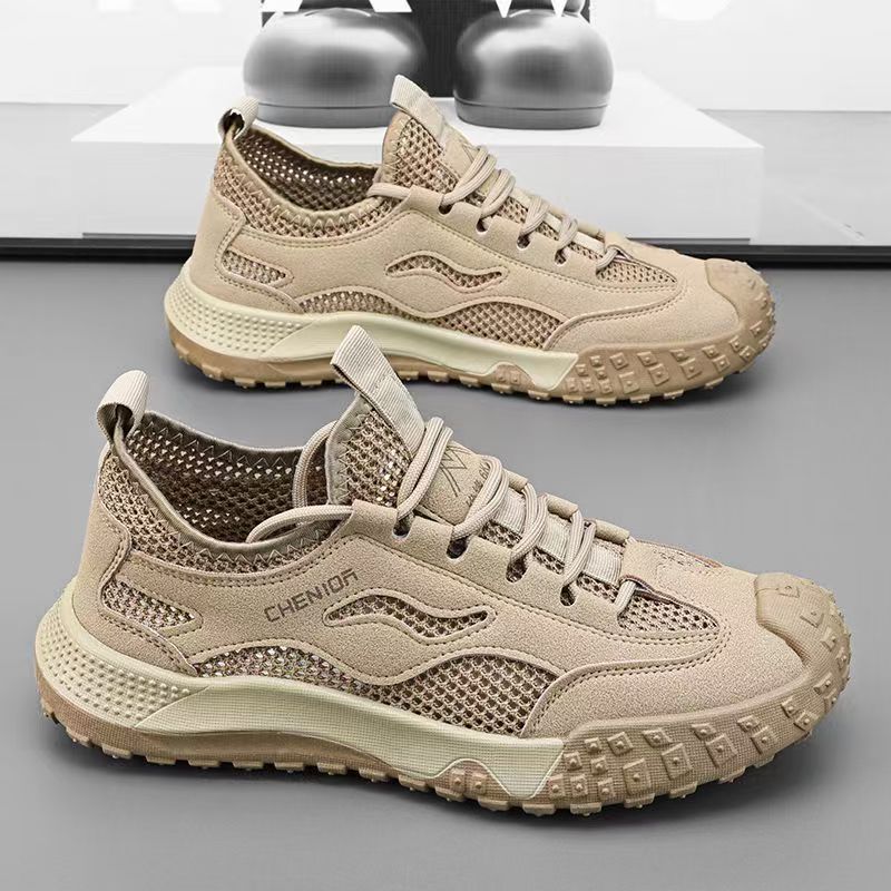 Women's Sporty Trail Sneakers with Non-Slip Sole and Breathable Mesh Construction Mune Fashion