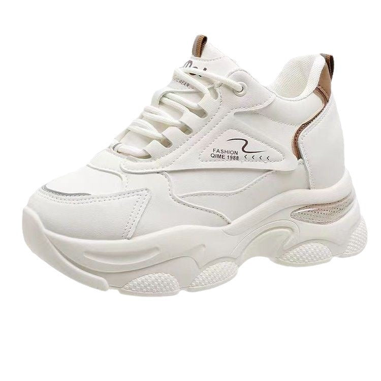 Women's Sporty Chunky Sneakers with Breathable Upper Material and Anti-Slip Sole Mune Fashion