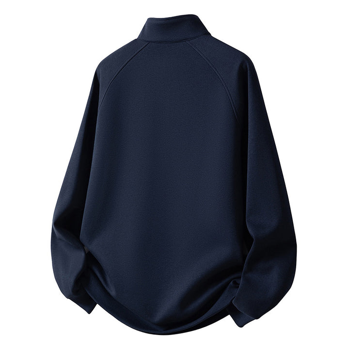 Men's Sport Fleece Pullover with Zipper Mune Fashion