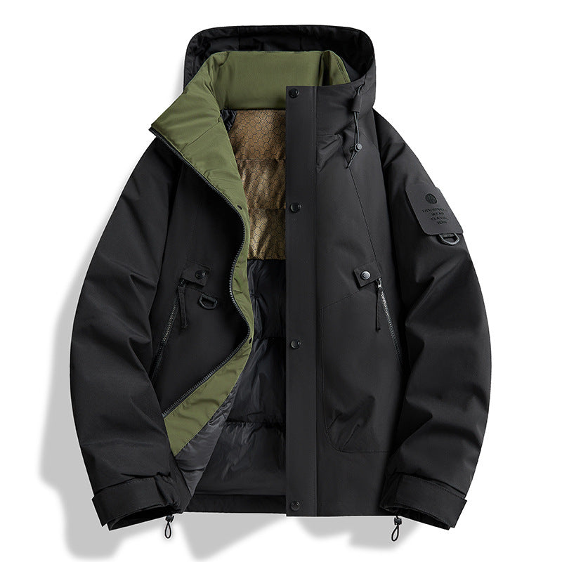 Men's Technical Urban Parka with Thermo Insulation and Multifunctional Pockets Mune Fashion