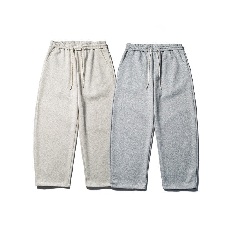 Men's loose-fitting sweatpants with elastic drawstring waistband and cropped leg Mune Fashion