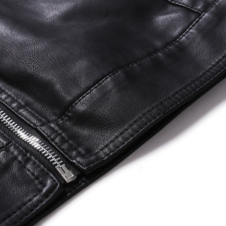 Men's Elegant Leather Jacket Mune Fashion 1788417815