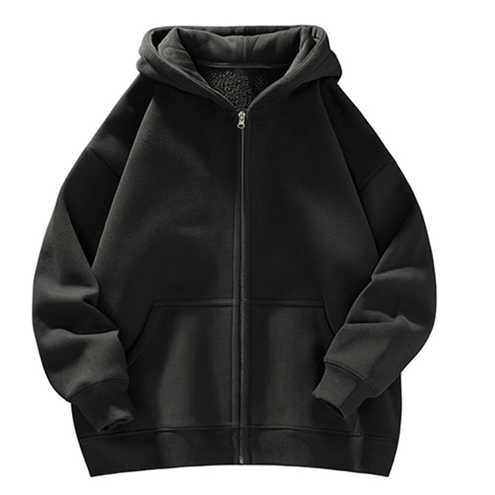 Unisex Oversize Hoodie Jacket with Full Zip, Teddy Lining and Kangaroo Pockets Mune Fashion