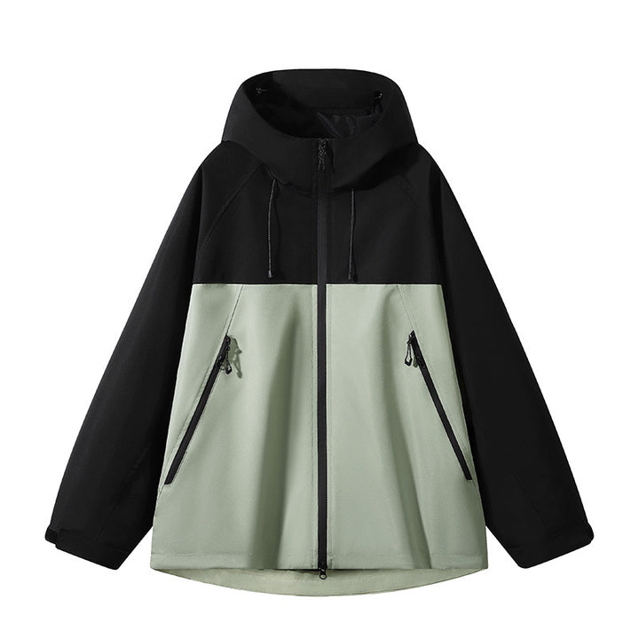 Men's elastic softshell hoodie jacket with ergonomic raglan cut, two-way zipper and adjustable Velcro cuffs Mune Fashion