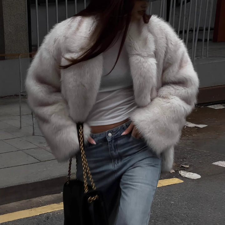 Women's Plush Jacket Mune