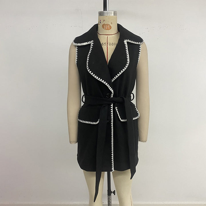 Ladies Elegant Wrap Cardigan with Belt Mune Fashion