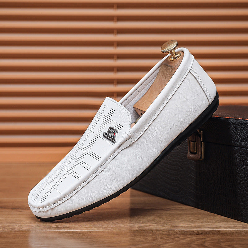 Men's Elegant Moccasins made of Soft Leather Mune Fashion