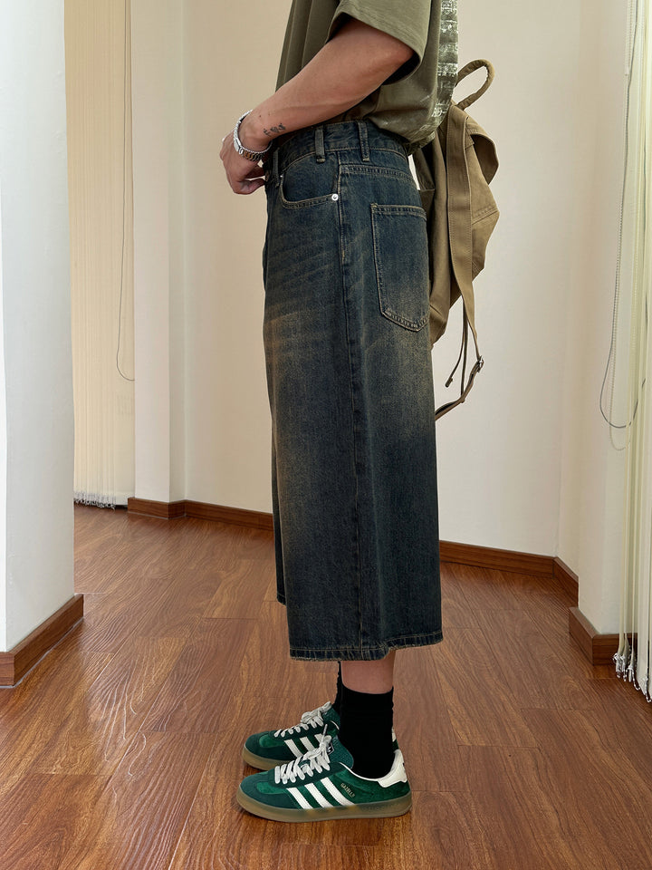 Women's Loose-Fitting Jeans Shorts Mune Fashion