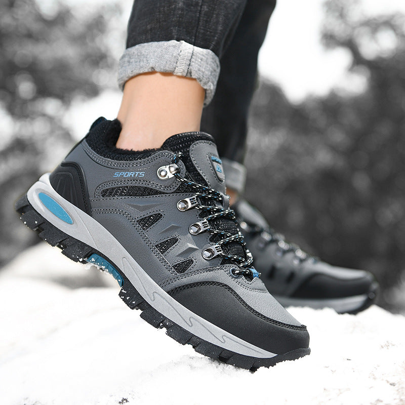 Women's Insulated Winter Trekking Half Shoes with Waterproof Surface and Grippy Multi-Zone Sole Mune Fashion