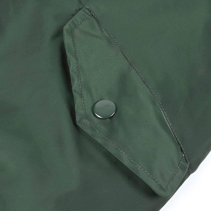 Men's Short Blouson Bomber Jacket with Quilted Thermal Lining, Nylon Shell and Arm Pocket Mune Fashion