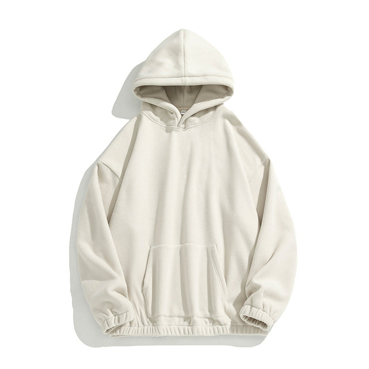 Unisex Oversize Fleece Hoodie with elastic hem and applied kangaroo pocket Mune Fashion