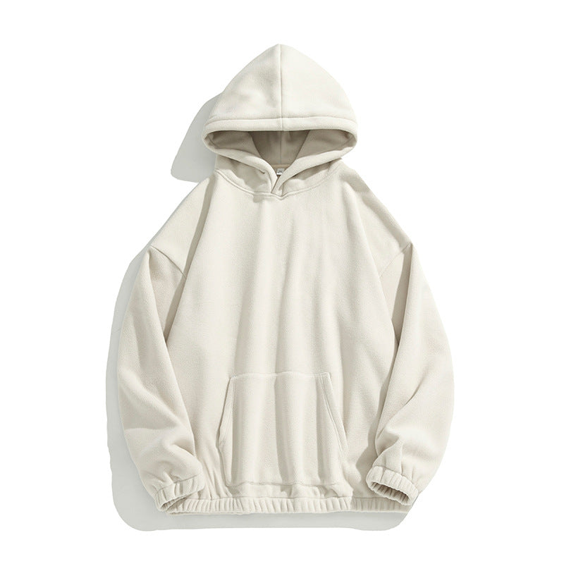 Unisex Oversize Fleece Hoodie with elastic hem and applied kangaroo pocket Mune Fashion